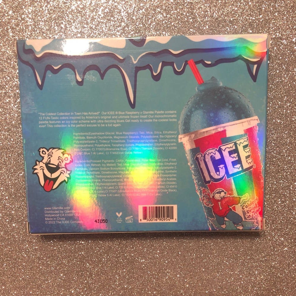 BNIB! Glamlite ICEE Blue Raspberry Eyeshadow Palette π¨ πππ - Picture 7 of 7